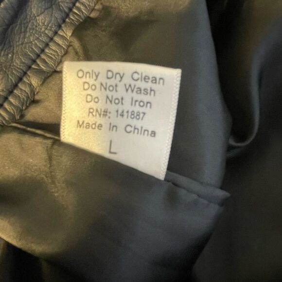 TCEC Faux Leather Mini Skirt w/Zippers L - Picture 7 of 7